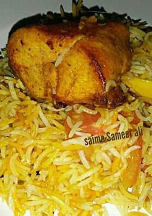 A picture of Chicken tikka biryani #cookpadApp #kobabandcookpad.