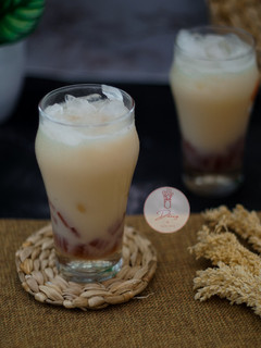 Foto resep Ice lychee yakult jelly