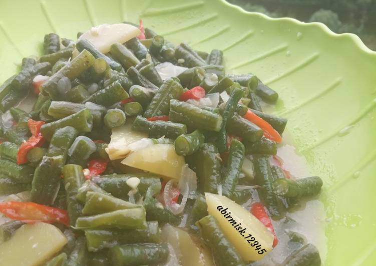 Pelasan kacang panjang dan kentang yummy