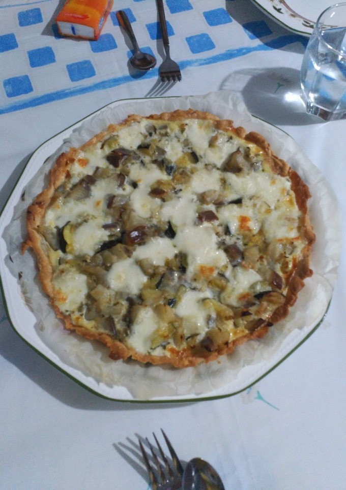 Una foto de Quiche de verduras
