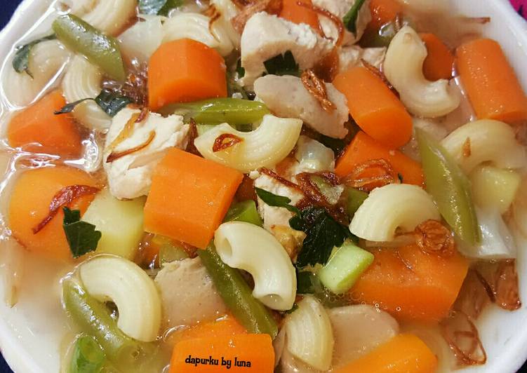 Cara Gampang Membuat Sayur sop bening yang Enak Banget