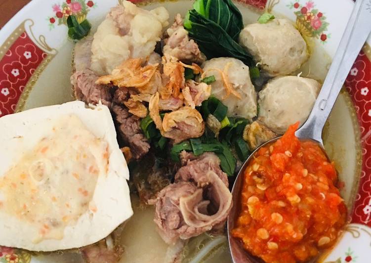 Bakso sapi kenyal anti gagal