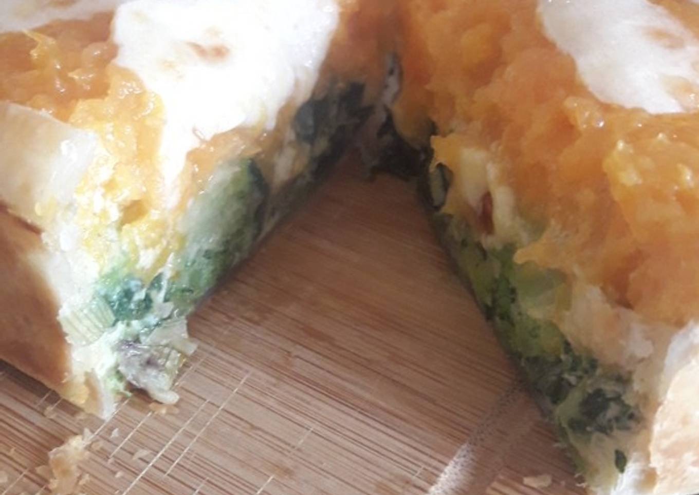 Tarta de calabaza y acelga 🥬🥦