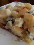 Tarta de pollo, pera y queso azul (para amantes de lo agridulce)