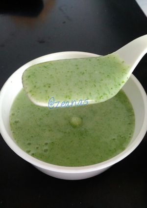 Foto resep Mpasi 6 bulan - pure kentang bayam