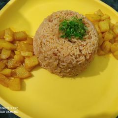 A picture of Sindhi special pulav.