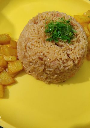 A picture of Sindhi special pulav.