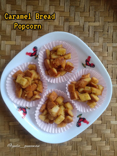 Foto resep Caramel Bread Popcorn dari Pinggiran Roti Tawar
