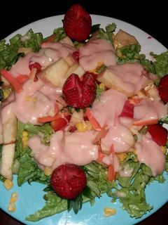 Foto resep Mix salad with mayo sauce