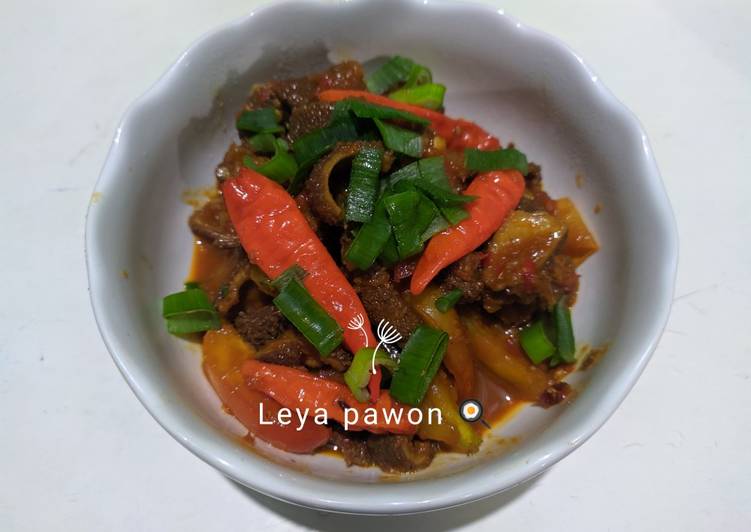Resep Babat gongso | Langkah Membuat Babat gongso Yang Bisa Manjain Lidah
