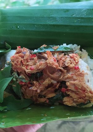 Foto resep Nasi Bakar Ikan Tongkol