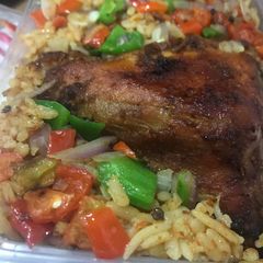 A picture of My Special Jollof Rice.
