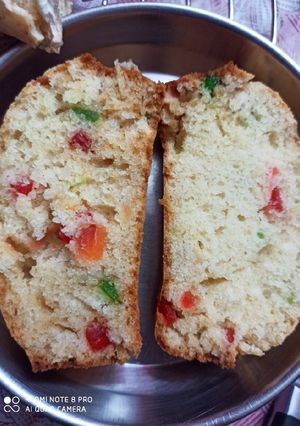 A picture of Tutti fruity cake.