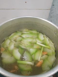 Hình của món Canh bí đao.