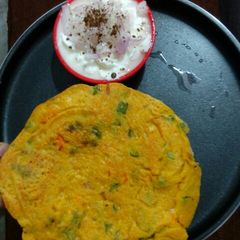 A picture of Pan rava chilla.