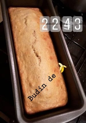Una foto de Budín húmedo de banana
