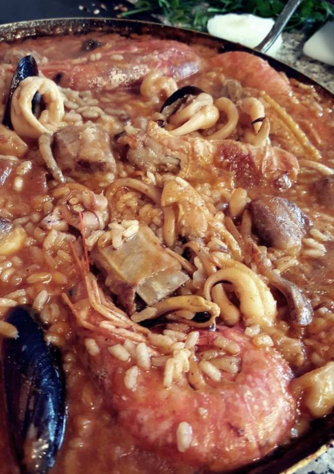 Una foto de Arroz caldoso a mi manera