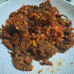 Dendeng balado air fryer (edisi minim minyak) রেসিপির প্রধান ছবি