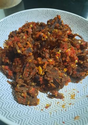 Foto resep Dendeng balado air fryer (edisi minim minyak)