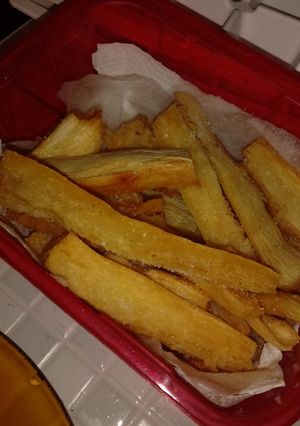 Una foto de Mandioca frita