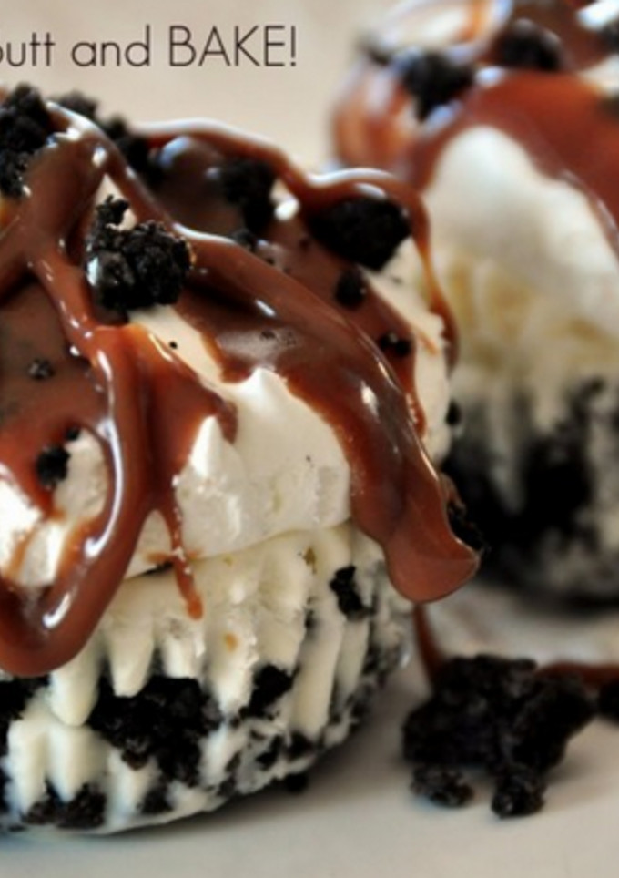 A picture of Oreo Icecream Cake.