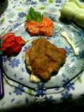 Milanesas rellenas de jamón y queso