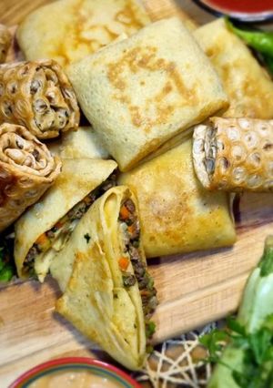 عکسی از دستور بلینی سبزیجات (غذای روسی)
