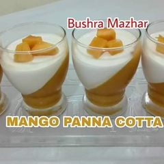A picture of Mango Panna Cotta.