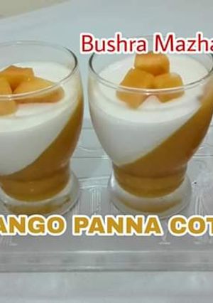 A picture of Mango Panna Cotta.