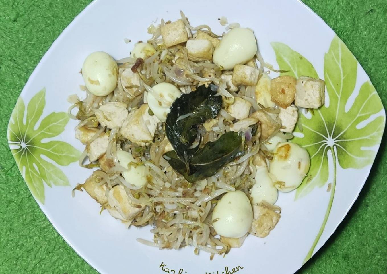 Tumis Telur Puyuh Toge Tahu