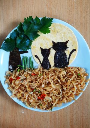 Foto resep Mie Goreng Karakter