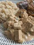 Tofu au lait de coco et citron