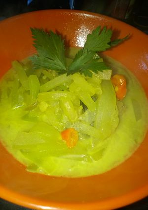 Foto resep Lodeh labu siam bumbu iris