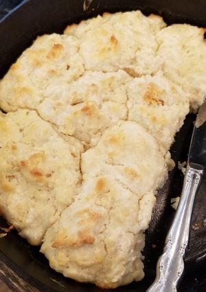 A picture of Drop Biscuits.