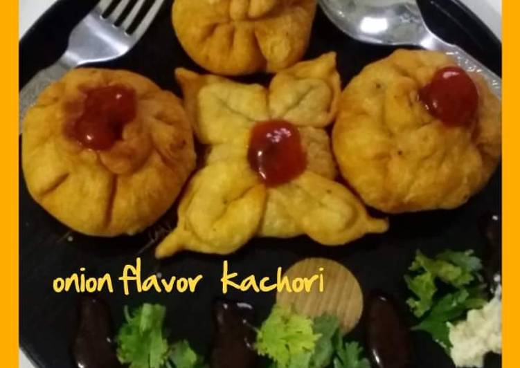 Recipe of Ultimate Onion kachori(flower shape)