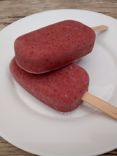 Una foto de Helado pura fruta casero