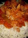 Pasta with Tomato Sauce and Tuna
