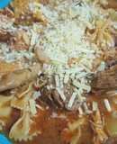 Guiso de fideo moñito