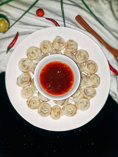 Hình của món Bánh tráng lụi.