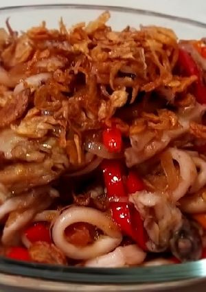 Foto resep Tumis cumi pedas