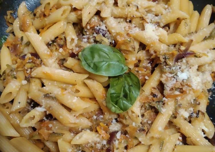 Penne carote e zucchine very fast!