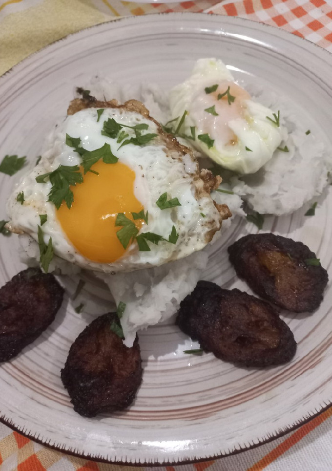 Una foto de Puré de malanga