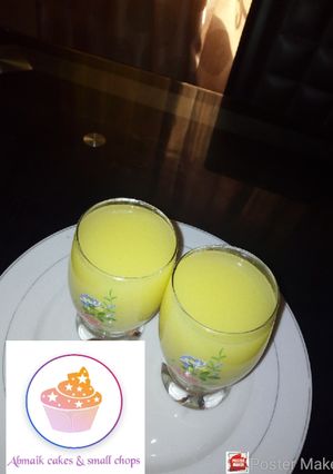 A picture of Orange Ginger Drink.