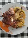 Codillo de cerdo al horno