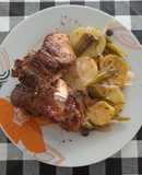 Codillo de cerdo al horno