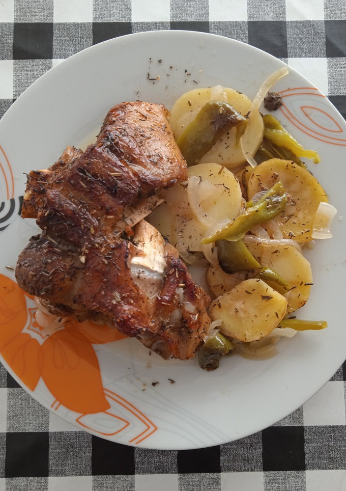 Una foto de Codillo de cerdo al horno