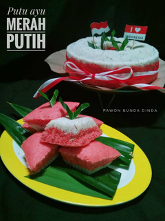 Foto resep Putu ayu merah putih