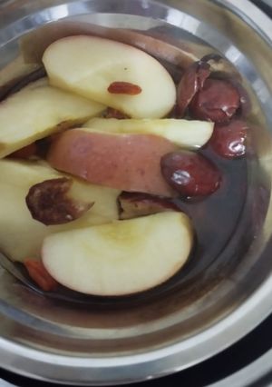Foto resep Apel steam with Gojiberry & Angco Chinese Recipe