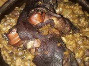 Una foto de manitas de cerdo en olla express
