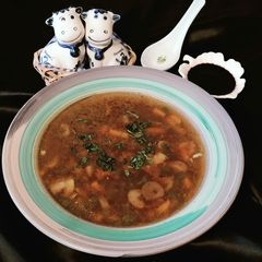 A picture of Veg Hot and Sour Soup.